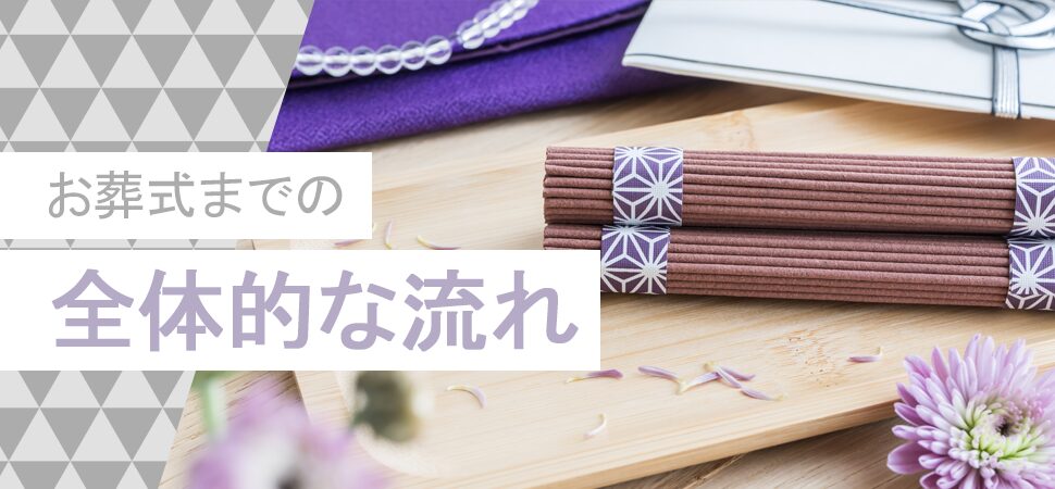 お葬式までの全体的な流れの見出し画像